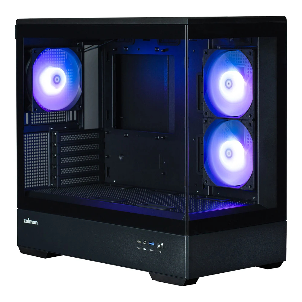 CASE (เคส) ZALMAN P30 BLACK (MICRO-ATX)