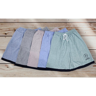 กางเกงขาสั้น ผ้ายืดสีพื้น ต่อขา แถบข้าง2เส้น มีกระเป๋าล้วง 1…