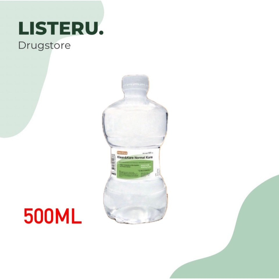 น้ำเกลือดัมเบล น้ำเกลือล้างจมูก Klean&Kare​ Normal​ Saline​ Solution​ nss500 ml nss1000 mlแบ่งขาย1 ข