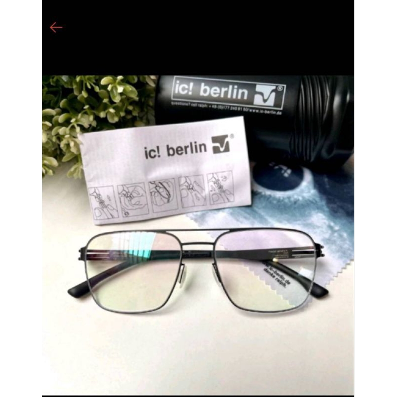 พร้อมส่ง กรอบแว่น ic berlin •sandro k•