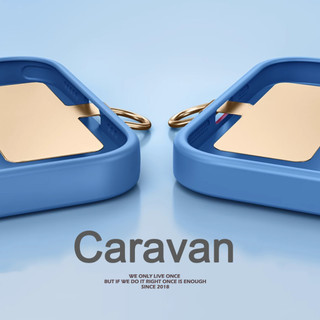 Caravan crew Lanyard Clip Back Stickers Phone Lanyard Patch