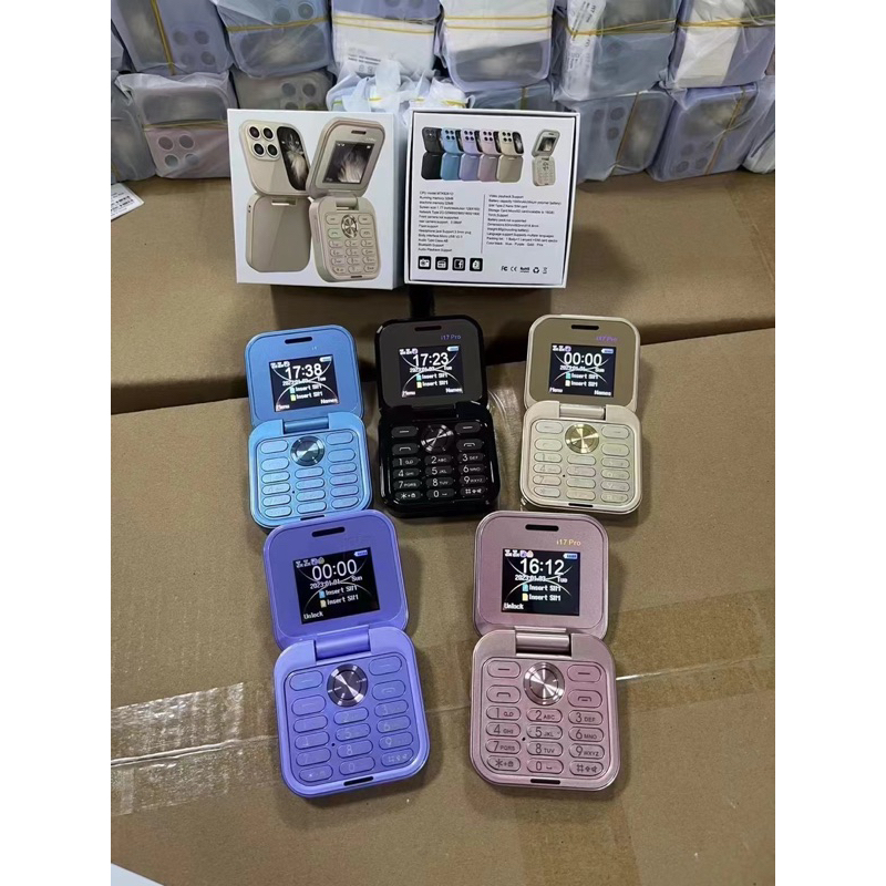 (พร้อมส่งจากไทย ) โทรศัพท์ มือถือ ฝาพับพกพา รุ่น i17pro , มาแรงและฮิตมากรุ่นมาใหม่ค่ะ