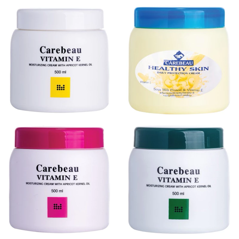 Carebeau แคร์บิว บอดี้ ครีม มอยส์เจอร์ไรซ์ซิ่ง วิตามินอี 500มล