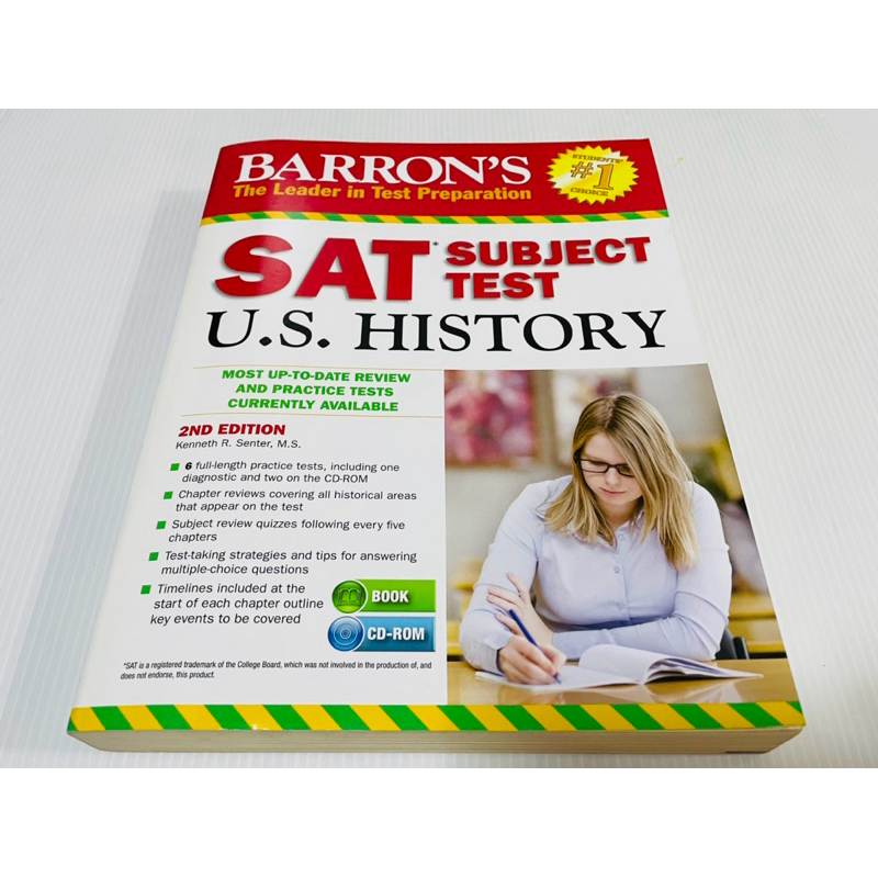 มือสอง สภาพดี BARRON’S  SAT BARRON’S  U.S. History 280 บาท
