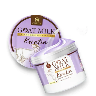 (กระปุกม่วง) เคราตินนมเเพะม่วง สูตรใหม่ เคราติน นำเข้า จากออสเตรเลีย Goatmilk #คาริสต้า