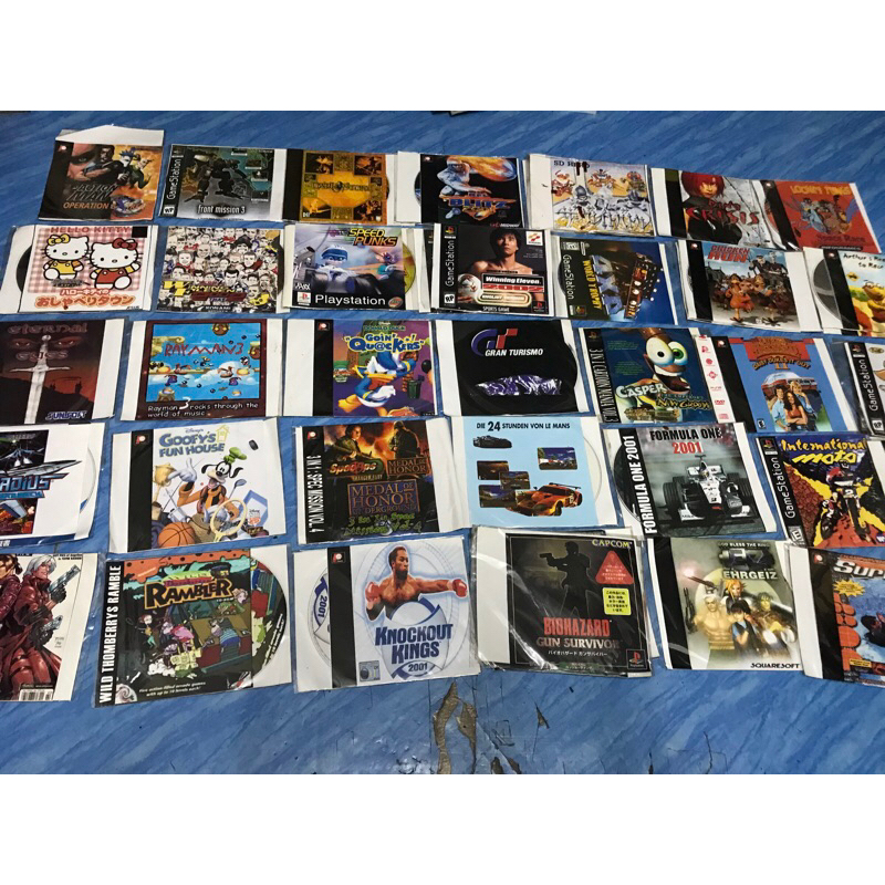 PS1,เกมส์ (23) แผ่นปั๊มรุ่นเก่า หายาก มือ 1 สภาพใส