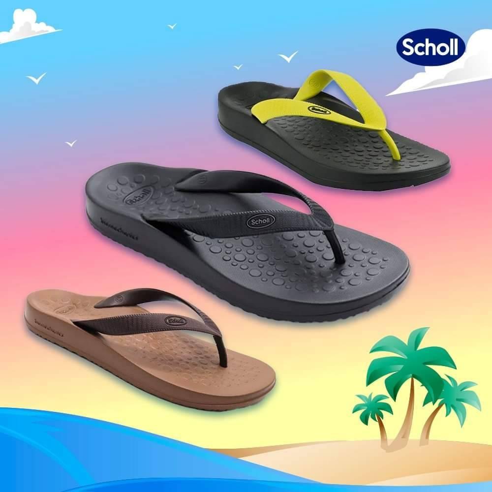 Scholl Spectrum 3U-B309 รองเท้าสกอลล์ รองเท้าสุขภาพ ผู้หญิงและผู้ชาย