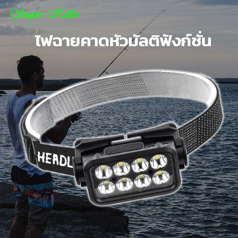 ไฟฉายคาดหัว แบต 1200 mAh ชาร์จไฟ USB Type-C สว่างมาก ขนาดเล็ก 5 โหมด ด้วยแสงสีแดงและสีขาว

<p>“><center></p>
<h4></h4>
<p><p><font color=