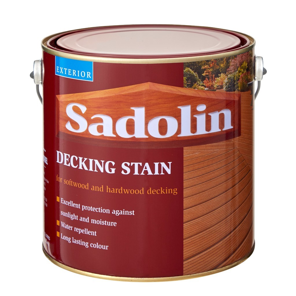 Sadolin Decking Stain ซาโดลิน สีทาพื้นไม้ ทนการเยียบย้ำและแสงUV ทนต่อแรงขัดถู