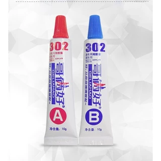 กาวEpoxy อีพ็อกซี่ ใส 2สี(A+B) ของแท้ ปะเหล็ก ติดเหล็ก พลาสติก คอนกรีต