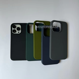 Case Silicone กำมะหยี่ เคสซิลิโคนกำมะหยี่สีพื้น เคสสำหรับรุ่นไอโฟน11-17ProMax