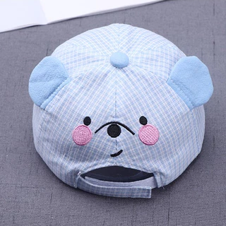 Babyonline(Y192)2A8-11 (ส่งด่วน1วัน)หมวกแก๊ปปีกอ่อนสำหรับเด็กหญิงและเด็กชายลายการ์ตูนสีสันสดใส ผ้าฝ้าย นิ่ม ปรับขนาดได้