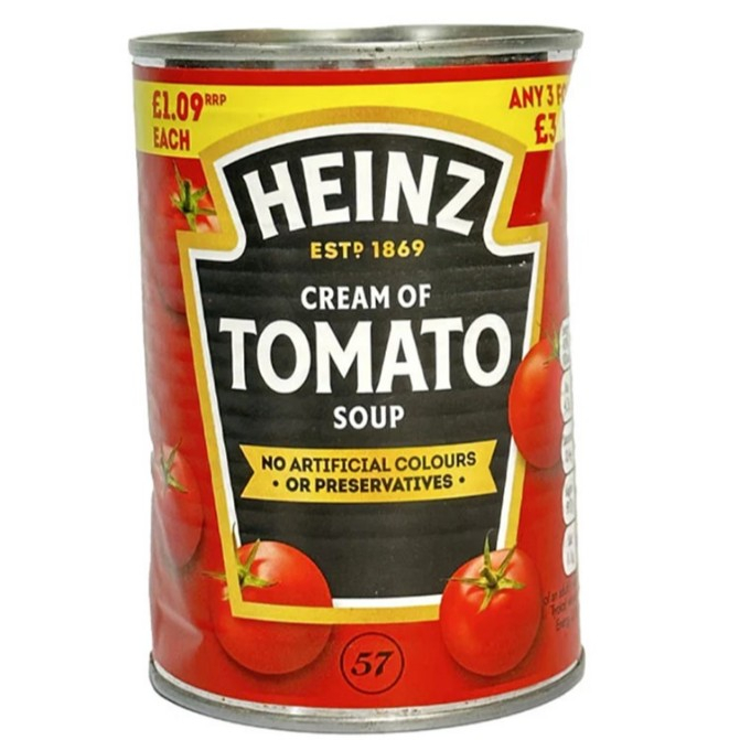 Heinz Crean Of Tomato Soup ไฮนซ์ ซุปครีม มะเขือเทศ 400g.