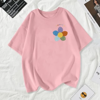 Cosco เสื้อยืดผู้หญิงสาวลายการ์ตูนน่ารัก#A137