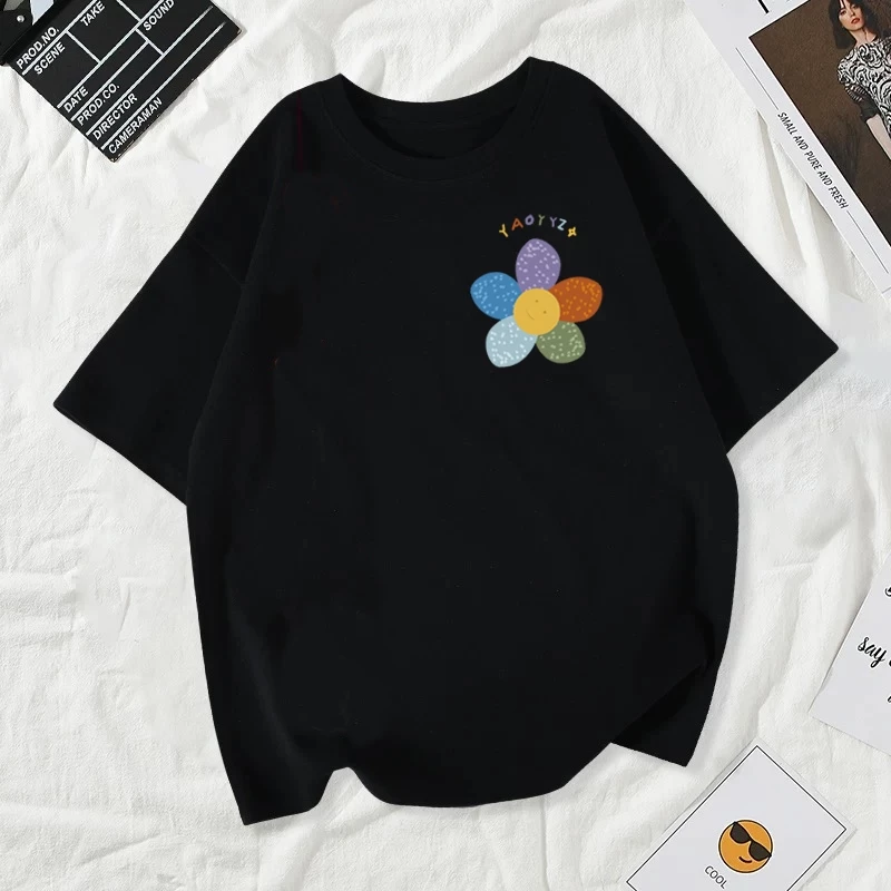 Cosco เสื้อยืดผู้หญิงสาวลายการ์ตูนน่ารัก#A137