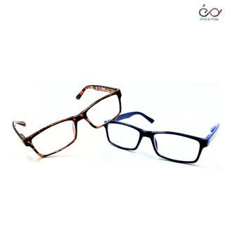 OpticalPlus แว่นสายตายาว Glasses แว่นอ่านหนังสือ วัสดึขาสปริง กรอบแว่นทรงเหลี่ยม จัดส่งในไทย T17