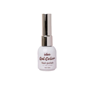 แฟลชเงินขาว ไอเดียเจล idea gel white diamond ( #01 ) ทาทับสีอะไรก็ได้ ทาเฉยๆก็ปัง (สีเจลต้องอบ)
