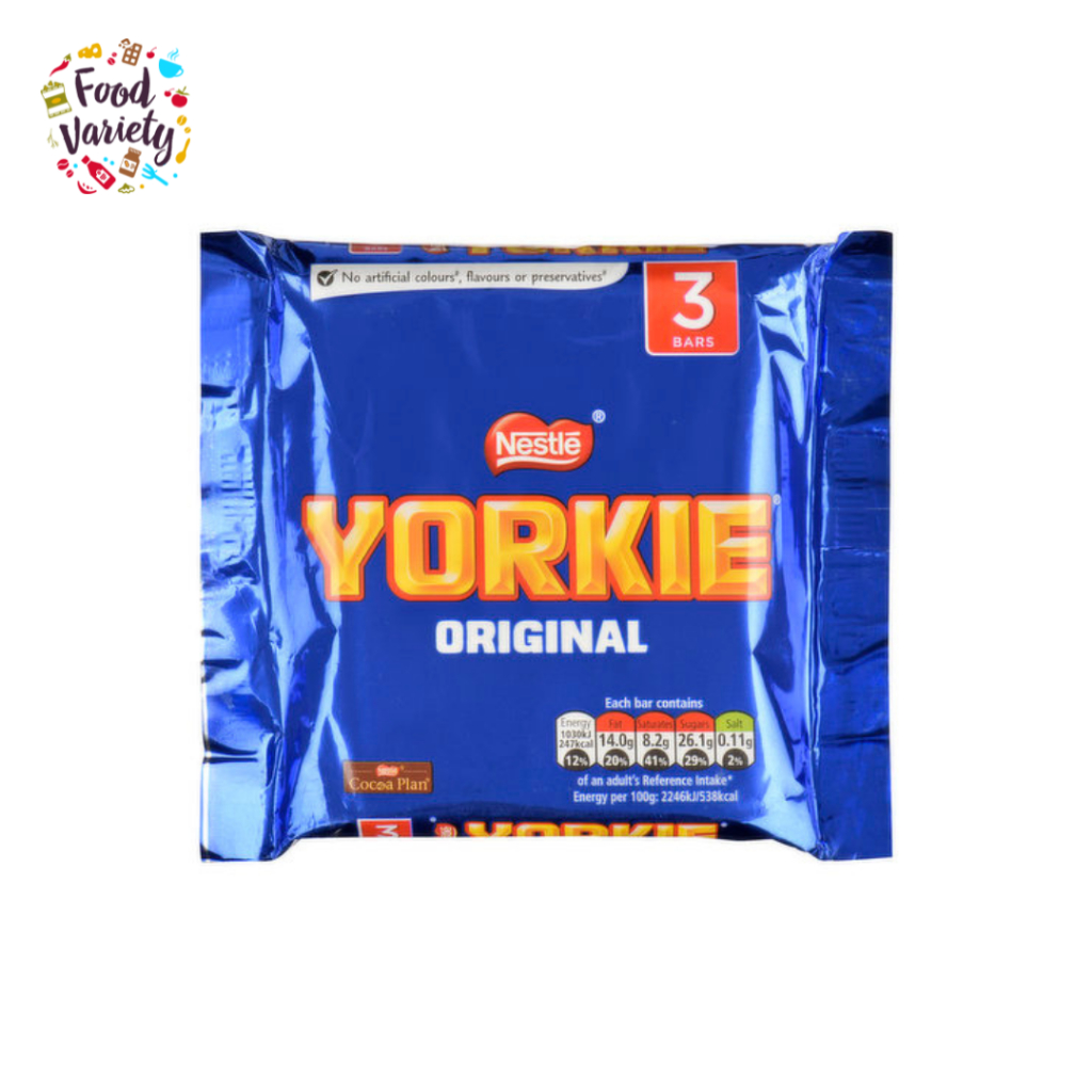 Yorkie Milk Chocolate Bar Multipack 138g ยอร์กกี้ ช็อกโกแลตนม แพ็คหลายแท่ง 138 กรัม