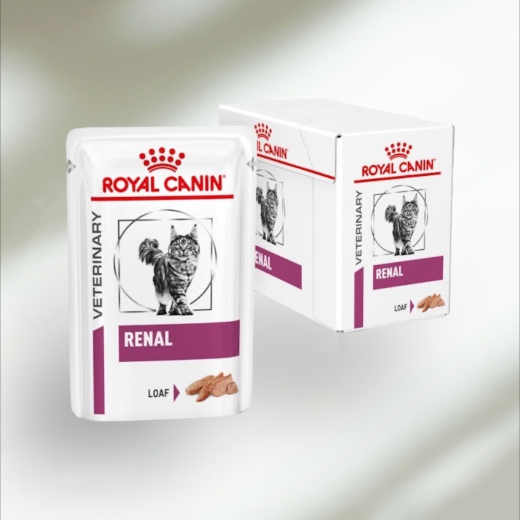 Royal Canin VET Renal Loaf Cat Wet Food อาหารเปียก แมว โรคไต 12 x 85g รอยัลคานิน