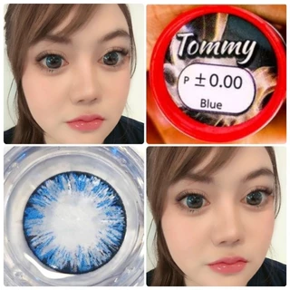 คอนแทคเลนส์ มี อย.ไทย บิ๊กอาย รุ่น Tommy/Omg/Icy-X/Chimmer ฟ้า/Blue ค่าสายตา (0.00)-(-7.00)