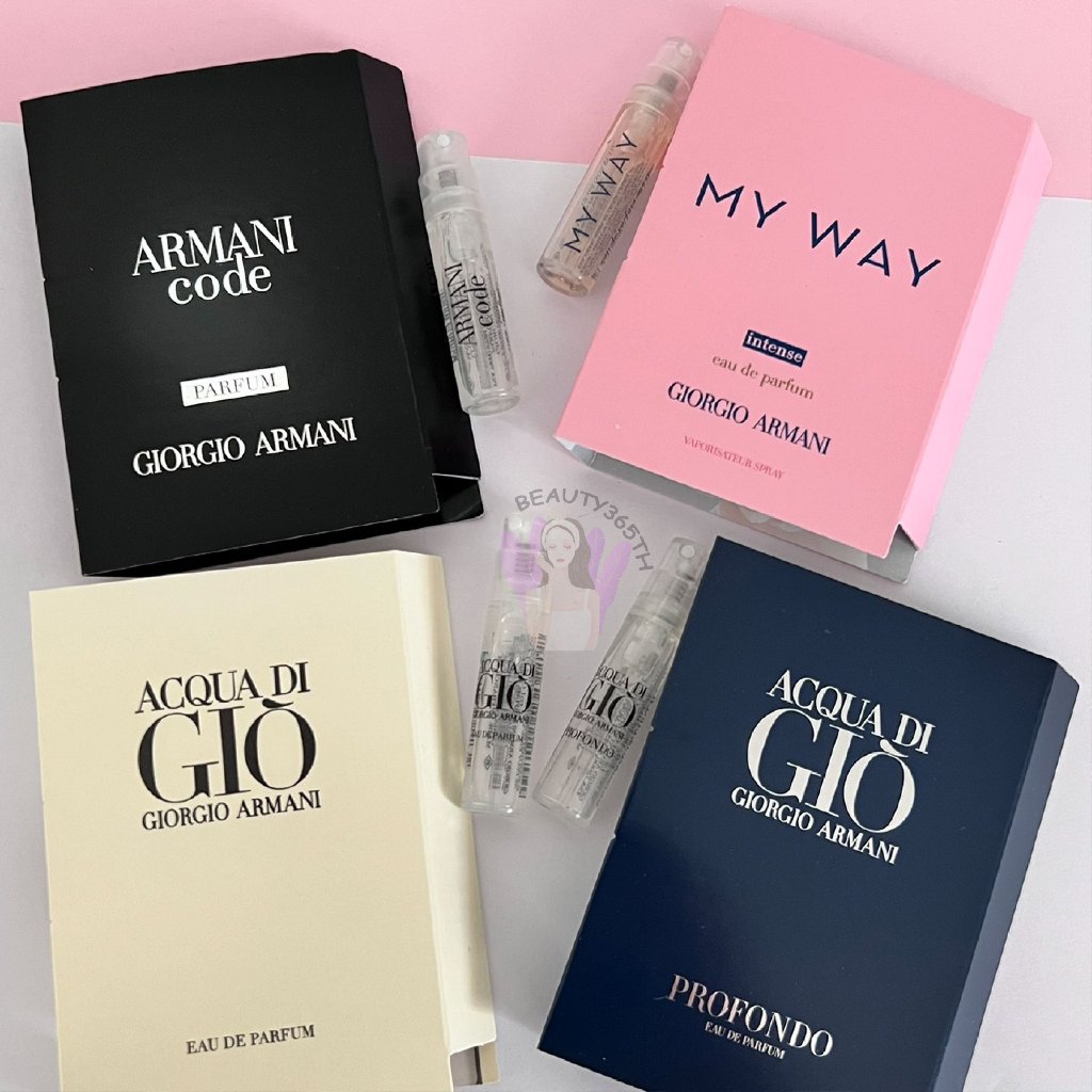 🌸1.2ml🌸 Giorgio  Armani  Code Parfum, My Way Floral  EDP, Si EDP, Profonto EDP, Aqua Di Gio EDT
