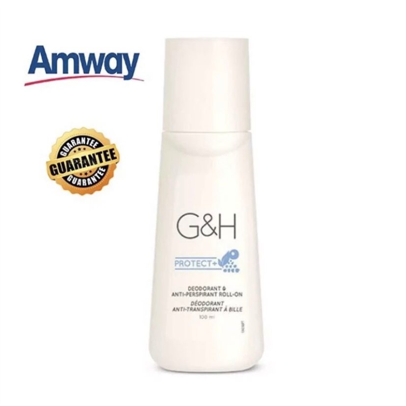 『สินค้าไทยแท้100%』Amway  G&H Roll-On 100ml.ลูกกลิ้ง ระงับเหงื่อและกลิ่นกาย จีแอนด์เอช โพรเท็คท์+ ลูก
