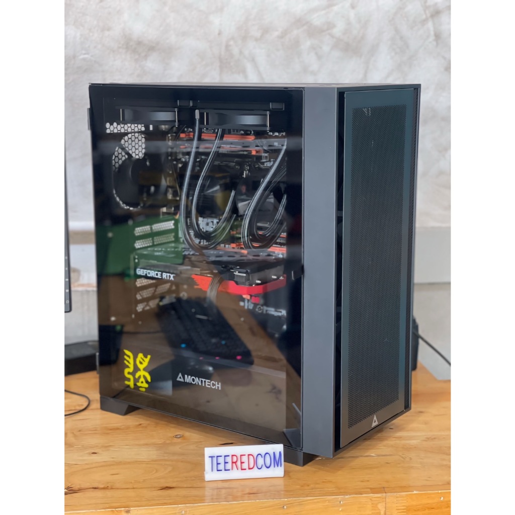 คอมประกอบ 64เทรด V4 ตัดต่อ ปล่อยบอท เล่นเกมส์ 2 CPU intel xeon E5 2697A V4 X2 32C/64T/Ram ecc32-128g