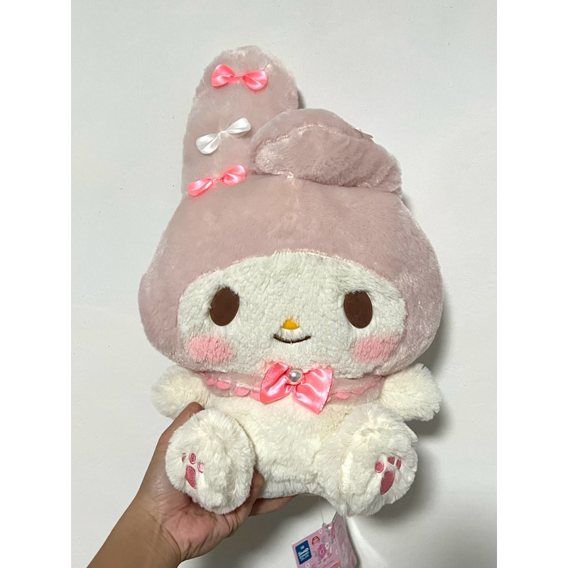 แท้ ญี่ปุ่นมือ ตุ๊กตา Sanrio ซานริโอ้ มายเมโลดี้ mymelody - ขนาด 15 นิ้ว สีชมพูอ่อน