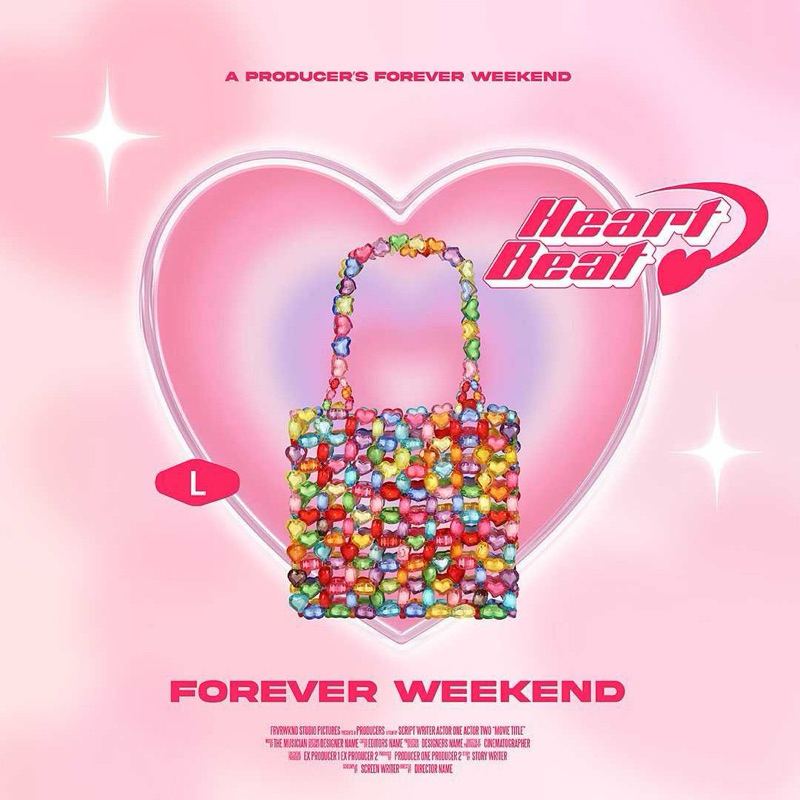 Forever Heart Beat Bag L