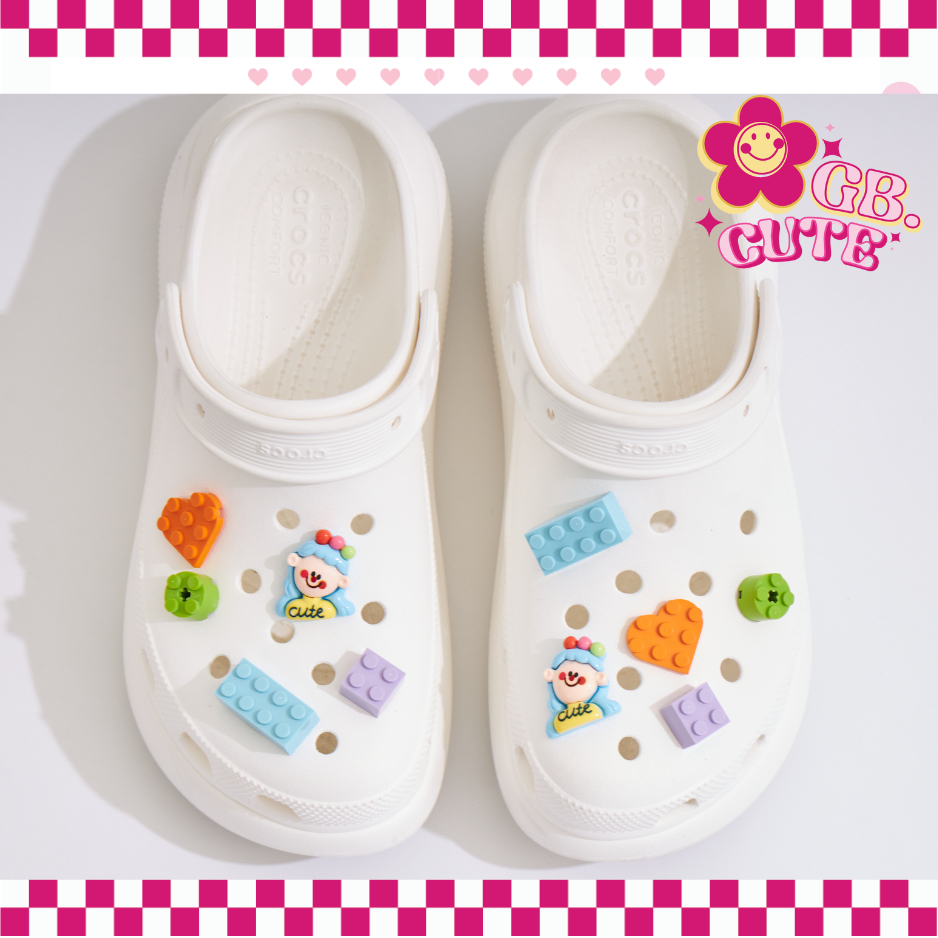 ตัวติดรองเท้า Crocs Jibbitz แบบเซ็ท ลาย LEGO 10 ชิ้น สินค้าพร้อมส่งจากไทย จัดส่งเร็ว