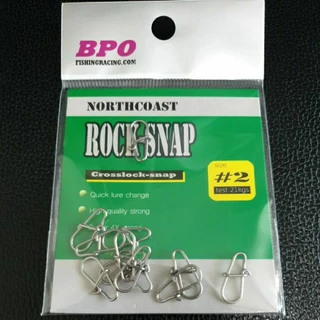 กิ๊บตีเหยื่อปลอม BPO NORTH COAST รุ่น ROCK-SNAP แข็งแรง ทนทานผ่านการเทสมาแล้วรับน้ำหนักได้มากถึง 50 กิโล