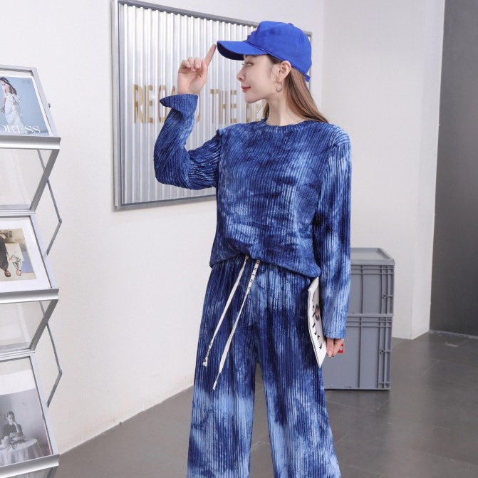 ชุดเซ็ท ผู้หญิง ฤดูร้อน การเจาะและการเข้า แฟชั่น สไตล์ที่นิยม พร้อมส่ง TZ9987