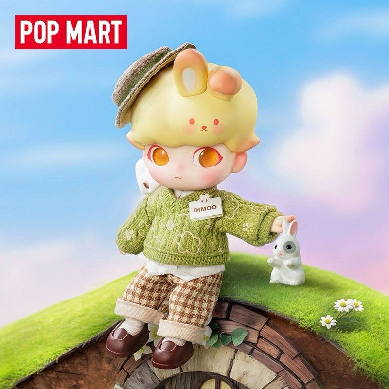 Pop mart x Dimoo holiday rabbitน้องสามารถเปลี่ยนชุดได้
