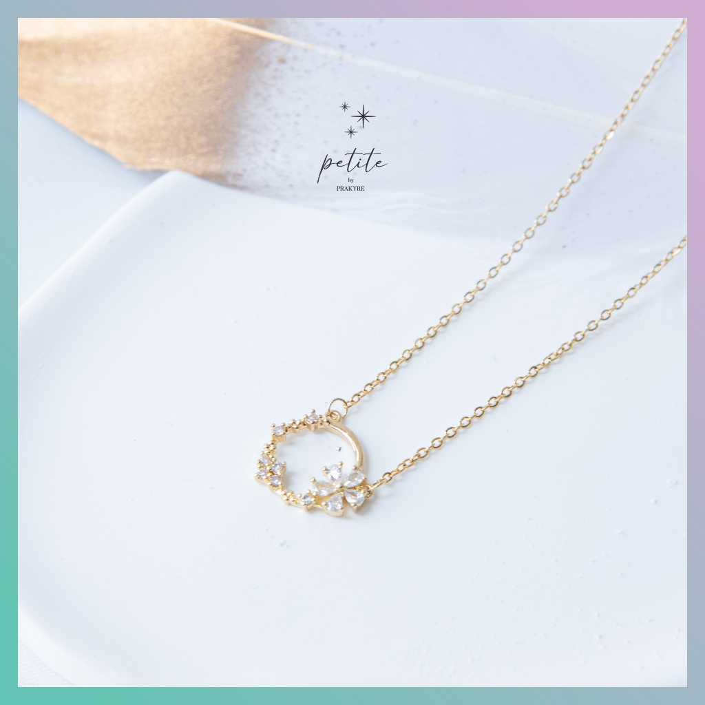 [พร้อมส่งในไทย🇹🇭] Flower Bouquet Necklace - สร้อยคอ สวนดอกไม้