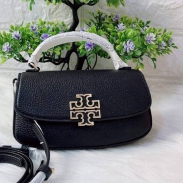 ^-^ส่วนลดXtra แฟชั่น 30%+ส่วนลดร้านค้า 5%: พร้อมส่ง แท้ % รุ่นใหม่TORY BURCH BRITTEN MINI TOP HANDLE
