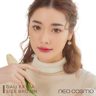 คอนแทคเลนส์ Dali Extra Size Brown (Neo Cosmo) ดาลี่สีน้ำตาลธรรมชาติ โตกว่าตาดำ มีส่งด่วนใน กทม.