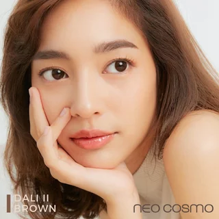 คอนแทคเลนส์ Dali II (Neo Cosmo) สีน้ำตาลช็อกโกแลต โตเล็กน้อย เนียน ใส่เรียนได้ มีส่งด่วนใน กทม.