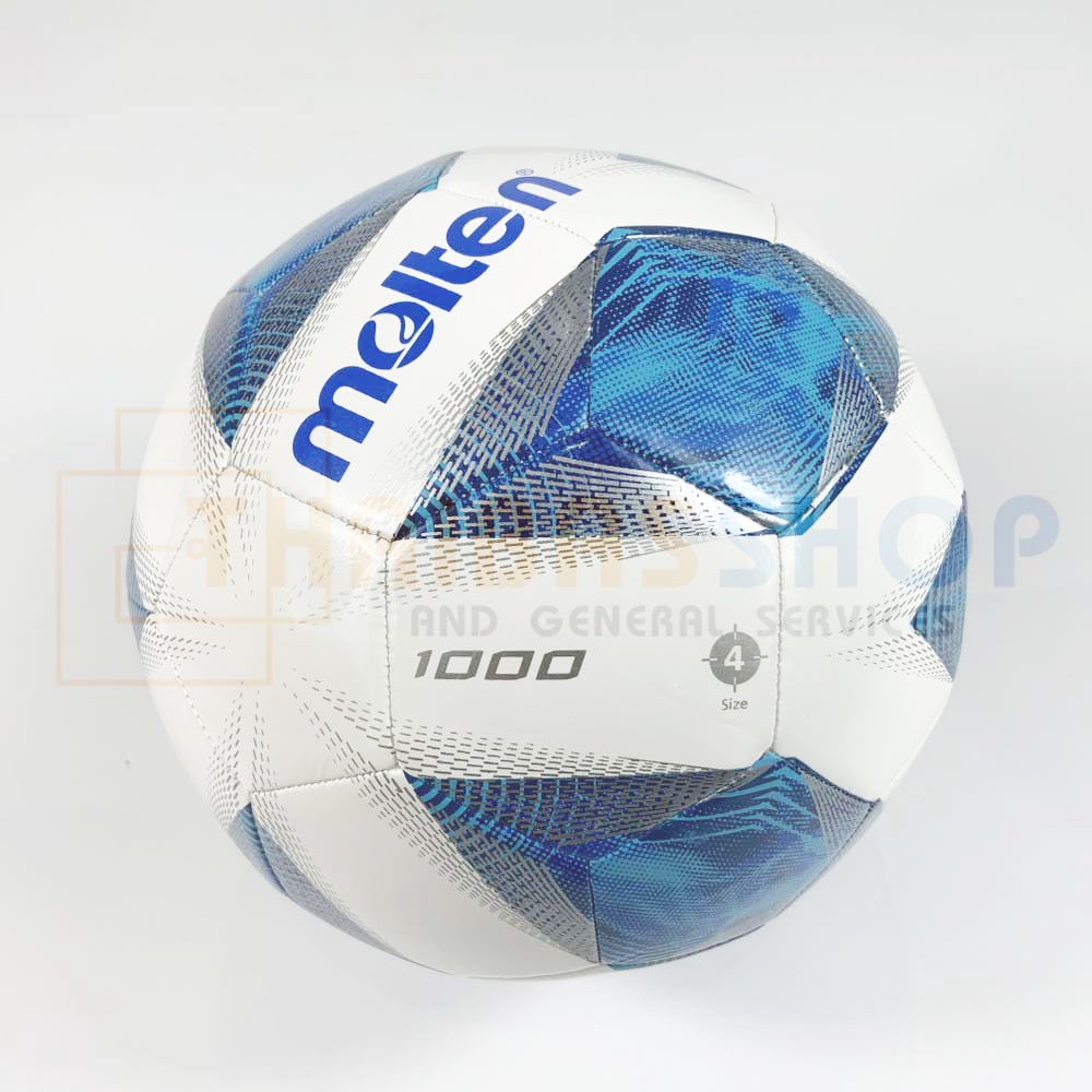 [ของแท้ 100%] ลูกฟุตบอล ลูกบอล เบอร์4 molten F4A1000 หนังเย็บ เบอร์4 เหมาะกับเด็กอายุต่ำกว่า 10ปี