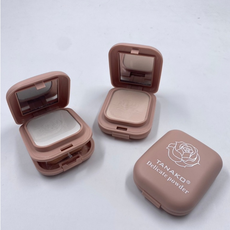 JK-1075 แป้งพัฟTANAKO ขนาด 12g คุมมันได้ดี เนื้อบางเบา ปกปิดขั้นสุด ติดทน24H