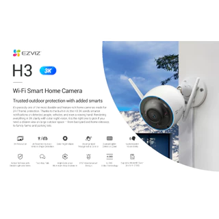 Ezviz H3 5MP Wi-Fi Smart Home Camera ประกัน 2 ปี
