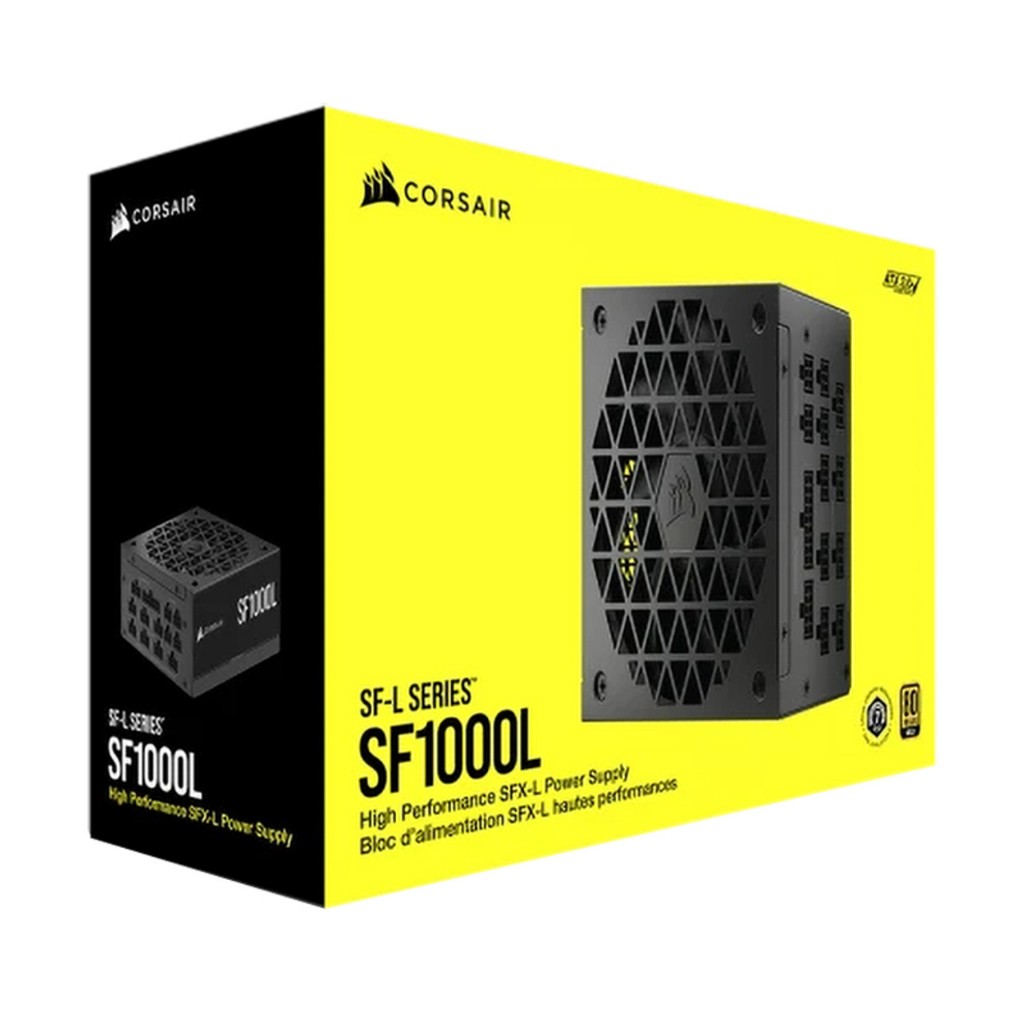POWER SUPPLY (อุปกรณ์จ่ายไฟ) CORSAIR SF1000L 1000W (80+ GOLD) CP-9020246-NA