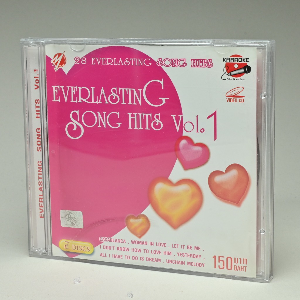 VCD KARAOKE วีซีดี คาราโอเกะ อัลบั้ม Everlasting Song Hits Vol.1 แผ่นคู่ 2 แผ่นในกล่อง