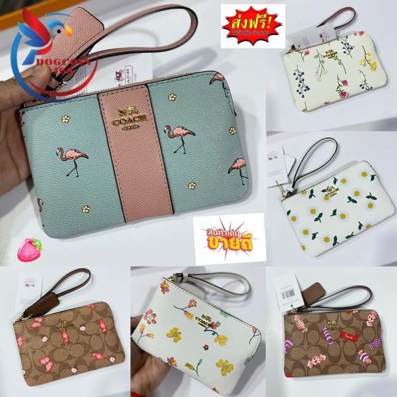 กระเป๋าคล้องมือ coach ผู้หญิงขนาด6.5นิ้ ไม่ตรงตามรูปลูกค้าสามารถเปลี่ยน วัน1-3วันลูกค้าจะได้รับฃ