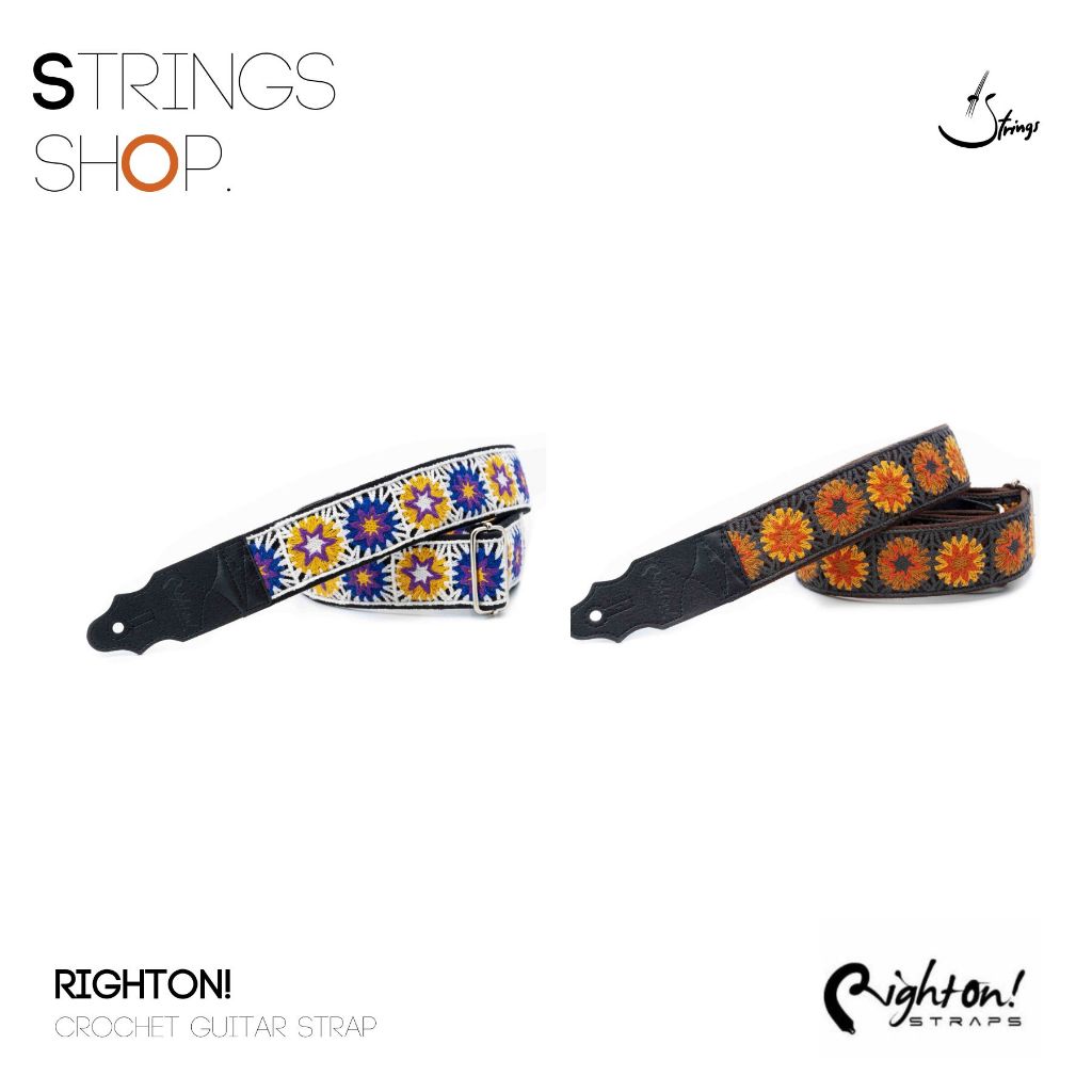 สายสะพาย RightOn! Straps CROCHET Guitar Strap
