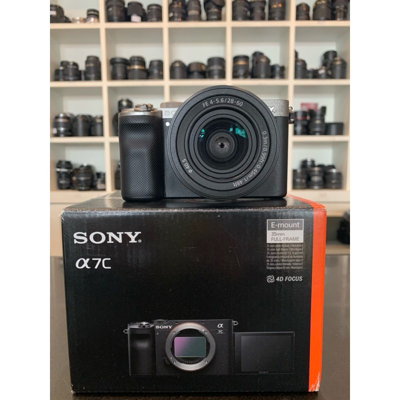 Sony a7C  ชต 59985  พร้อม FE 28-60mm F4-5.6 อดีต0   อุปกรณ์ครบกล่อง  แบต   แท่นชาร์จ   สายคล้อง : ตำ