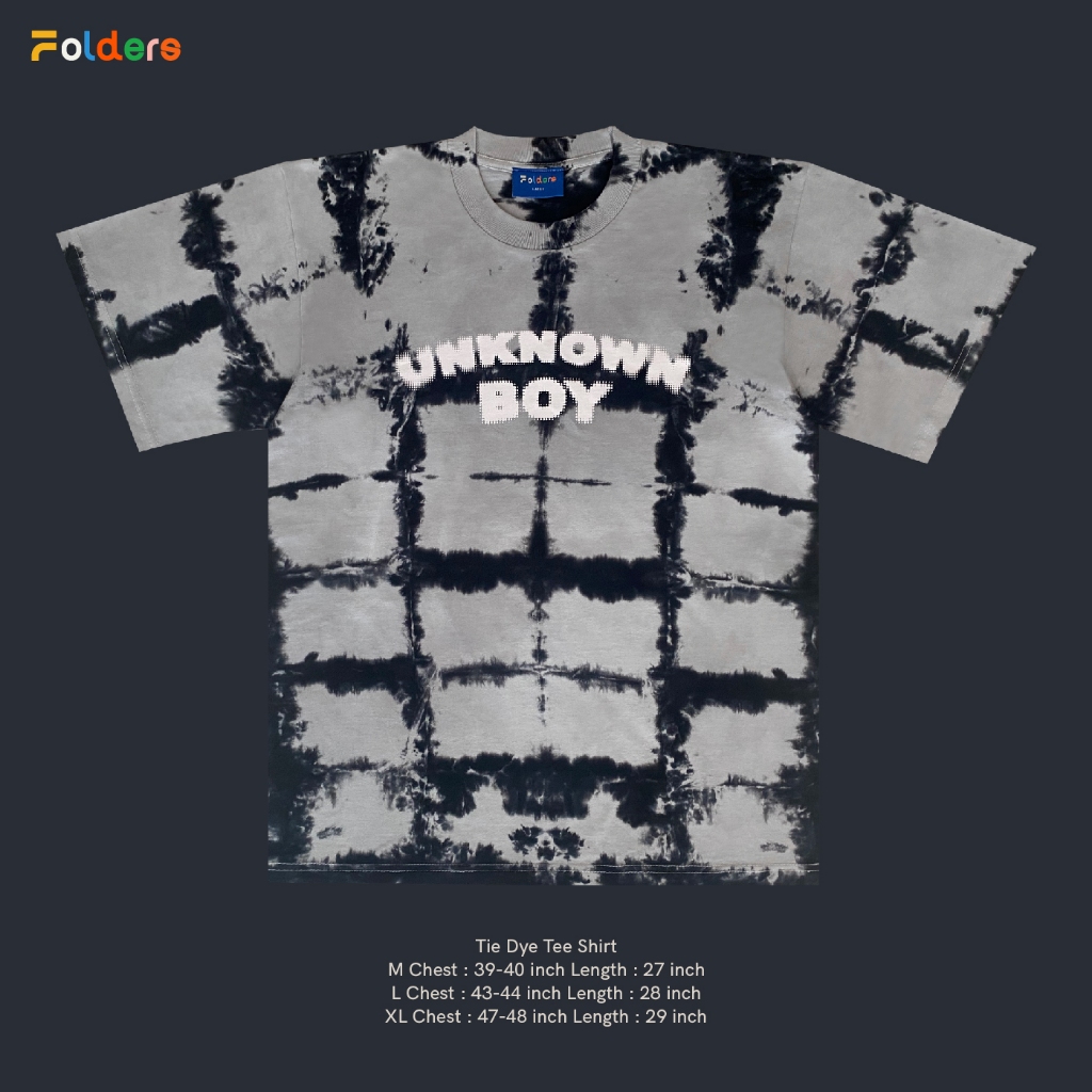 Hidden Folder (UNKNOWN BOY : Tie-dye) เสื้อยืดมัดย้อม แฮนแมด สีสันสดใส ใส่อยู่บ้าน วันหยุด - รูปที่ 3