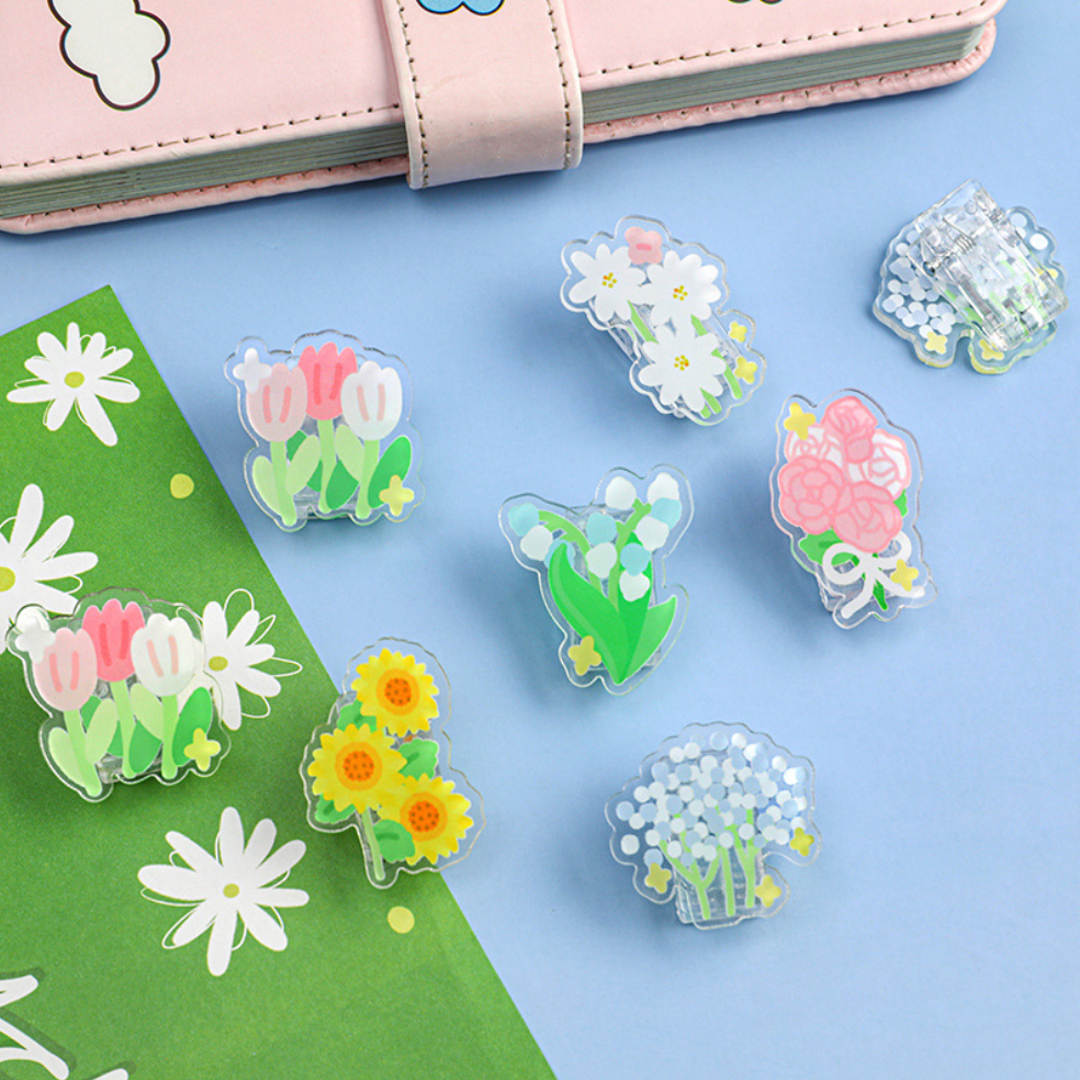 🇹🇭พร้อมส่ง✨ ตัวหนีบกระดาษ ที่หนีบกระดาษ คลิปหนีบกระดาษ ลายการ์ตูน น่ารัก สุ่มลาย สีสันสดใส - รูปที่ 4