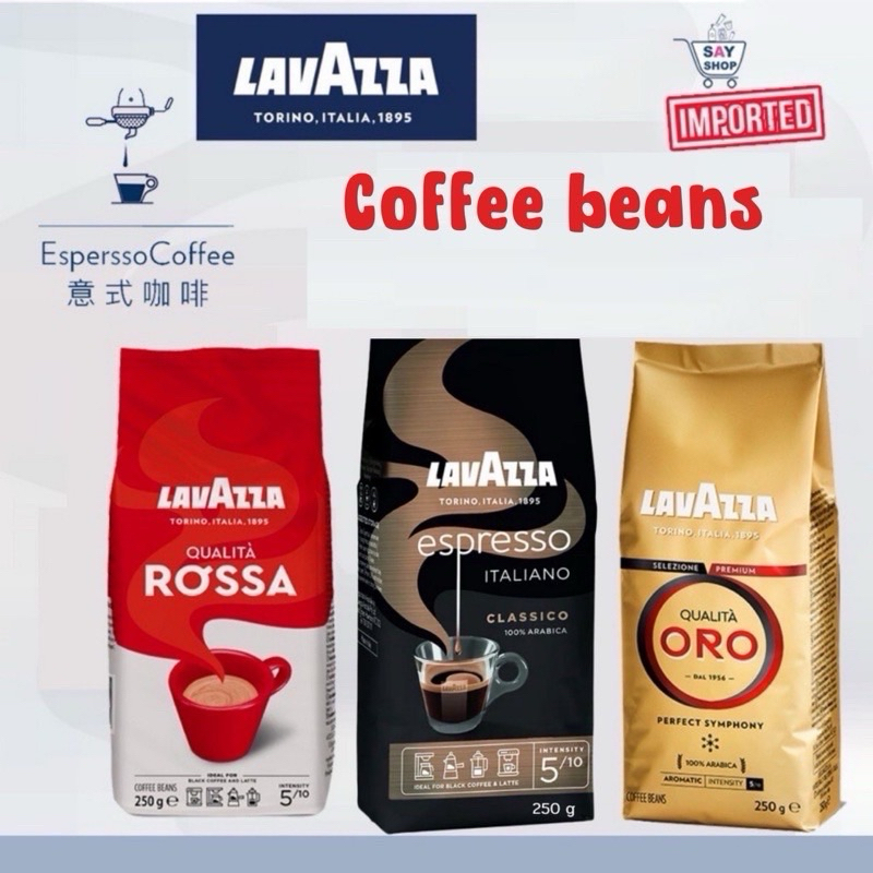 โฉมใหม🏅LAVAZZA espresso ITALIANO ลาวาซซากาแฟเอสเพรสโซ 🇮🇹 CLASSICO 100% ARABICA exp.2027