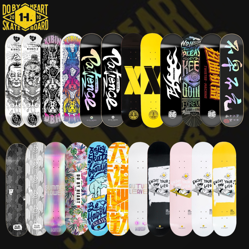 แผ่นสเก็ตบอร์ด DBH Do By Heart Skateboard Deck รับประกันของแท้ สินค้าพร้อมส่ง