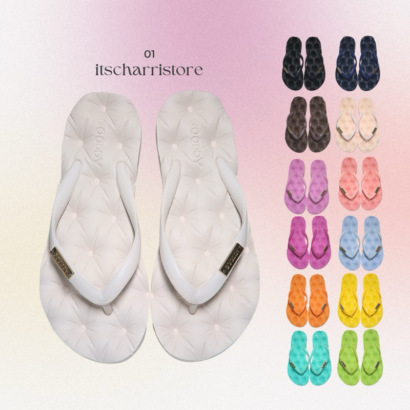 **35-42** (cha05) รองเท้าแตะโซฟา อะไหล่ทอง เรียบหรู ทนทานกันน้ำ หูหลุดขาดยาก พร้อมส่งจากไทยค่าา🇹🇭